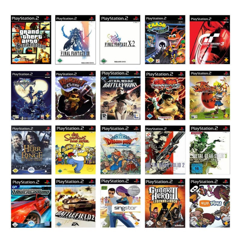 Die besten Sony PlayStation 2 / PS2 Spiele
