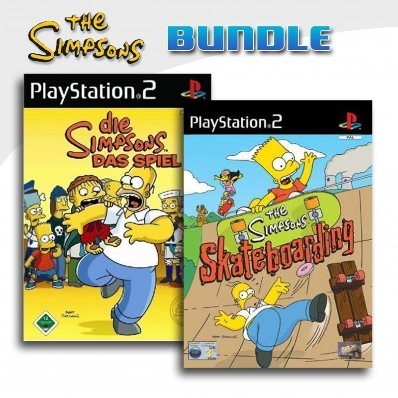 Die Simpsons - Das Spiel + Simpsons - Simpsons Skateboarding