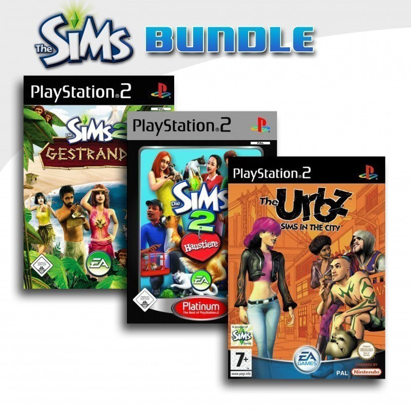 Die Sims 2: Gestrandet + Die Sims 2: Haustiere + Die Urbz: Sims in the City