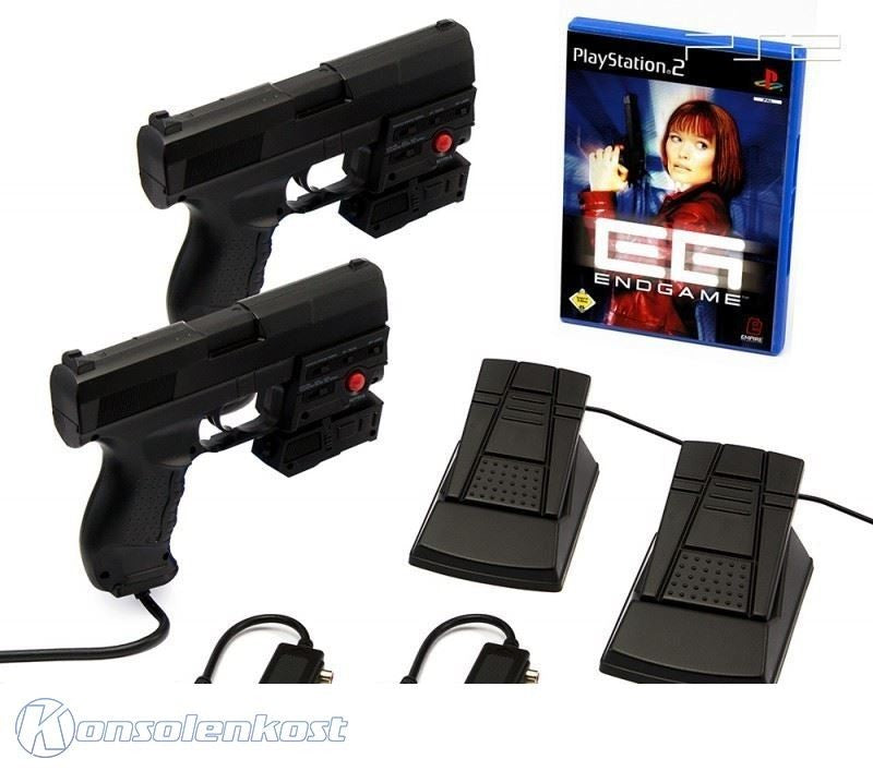Endgame + 2 x Laser Blaster Lightgun + Laserpointer