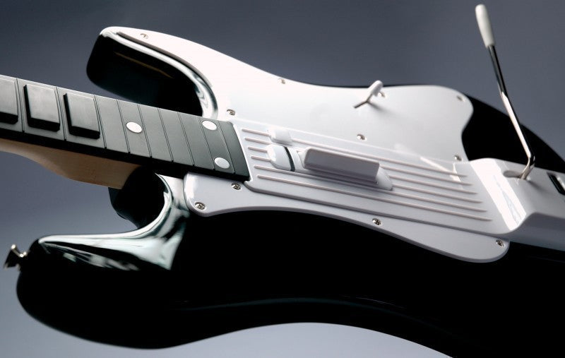 Gitarren Controller / Gitarre / Guitar Wired schwarz-weiß mit Peak Lizenz [Starpex]