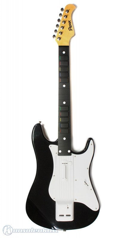 Gitarren Controller / Gitarre / Guitar Wired schwarz-weiß mit Peak Lizenz [Starpex]