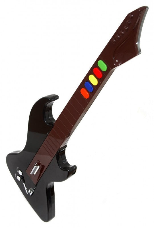 Gitarren Controller / Gitarre / Guitar Wireless schwarz-braun + Empfänger [Datel]