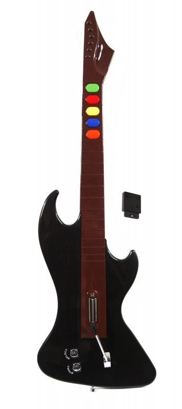 Gitarren Controller / Gitarre / Guitar Wireless schwarz-braun + Empfänger [Datel]