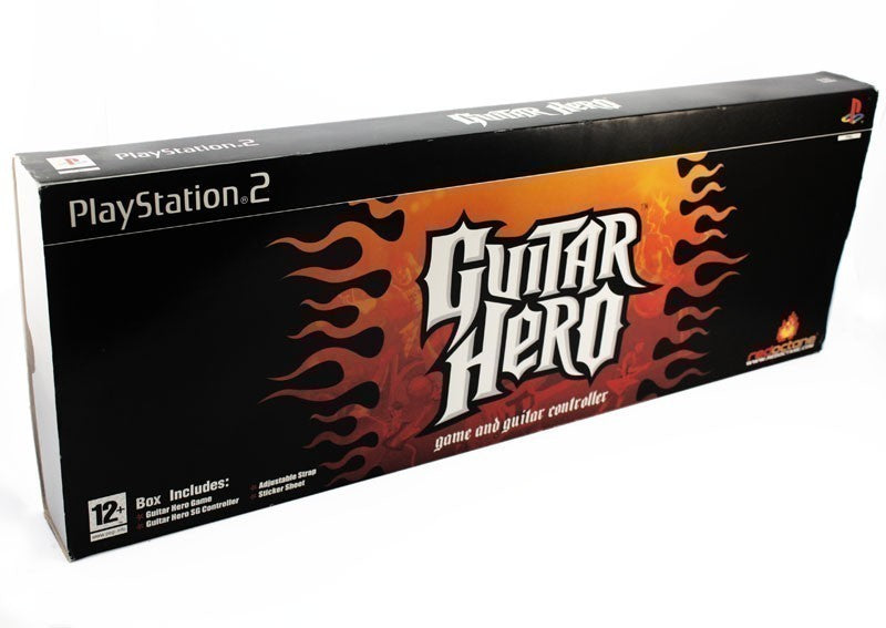 Guitar Hero Controller / Wired Gitarre schwarz-weiß [RedOctane]