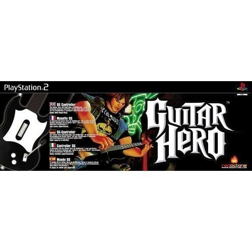 Guitar Hero Controller / Wired Gitarre schwarz-weiß [RedOctane]