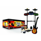 Guitar Hero: World Tour Band Pack + Spiel + Schlagzeug + Gitarre + Mikrofon