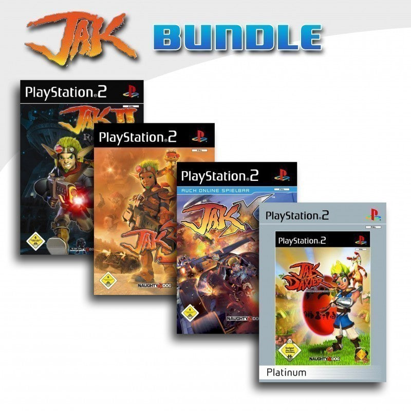 Jak and Dexter: the Precursor Legacy + Jak 2 - Renegade + Jak 3 + Jak X (DE)