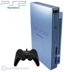 Konsole aqua blau + Controller + Zubehör