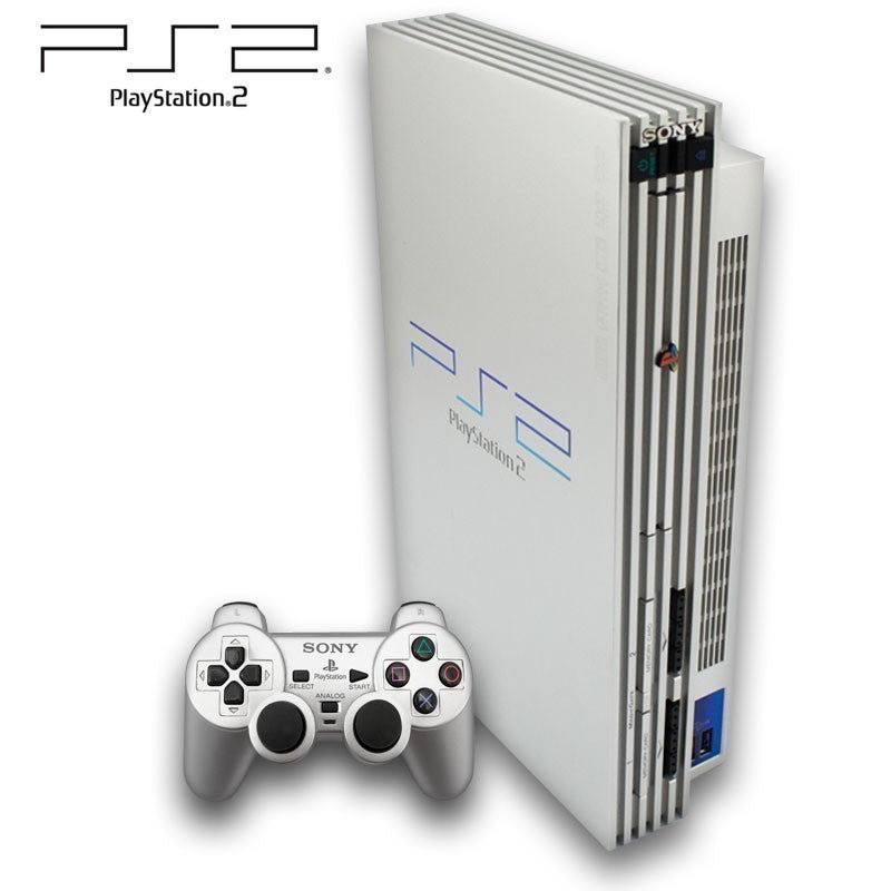 Konsole silber + DualShock Controller + Zubehör