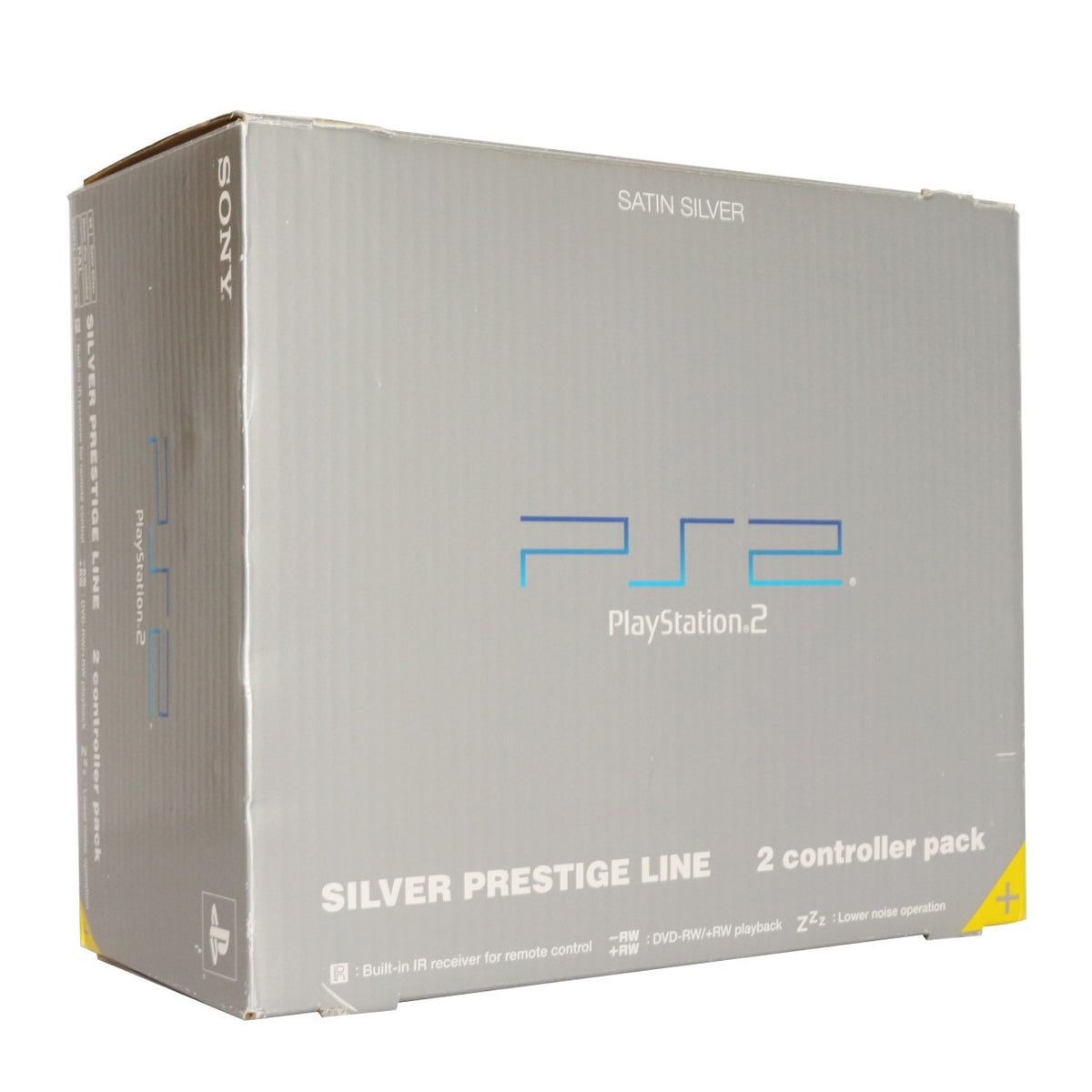 Konsole silber/Silver-Cover + 2 DualShock Controllern