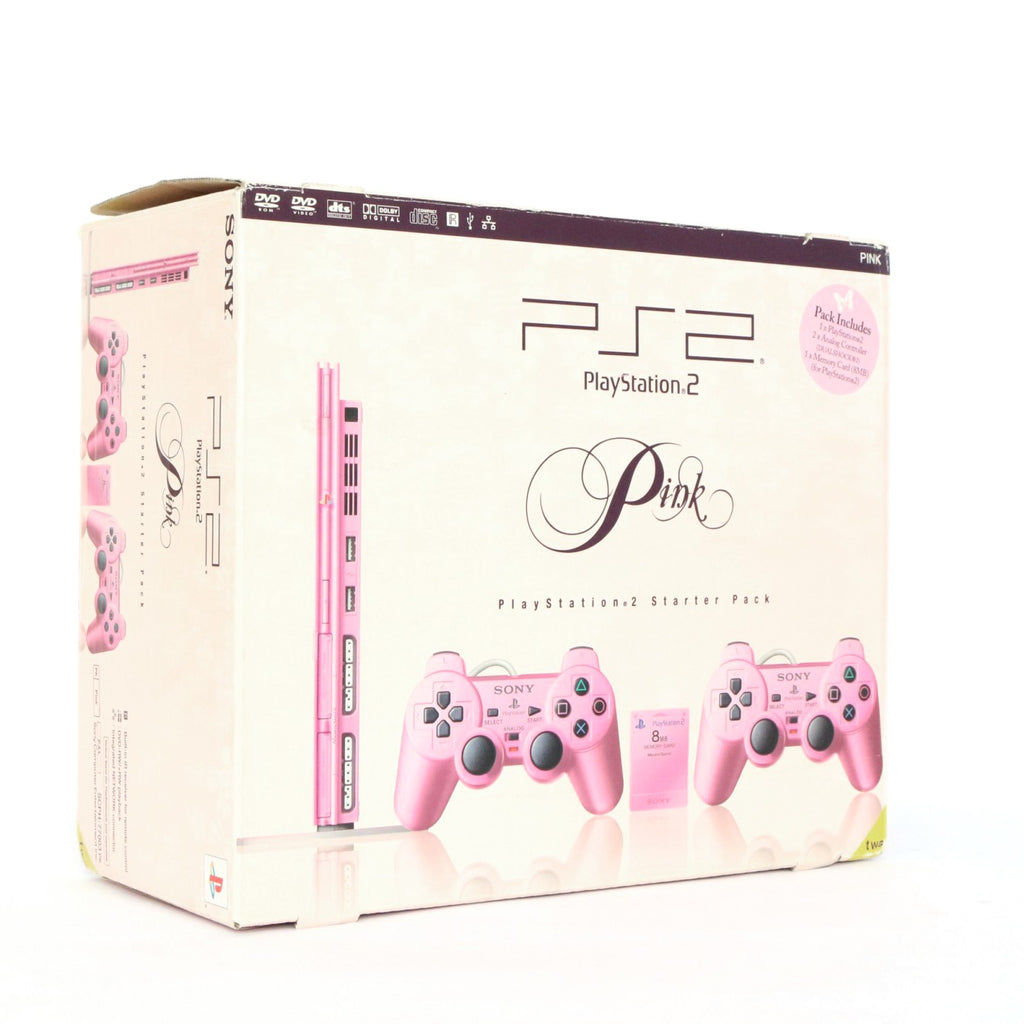 Konsole Slim 1G SCPH-7500x pink + 2 Original Controller + Zubehör
