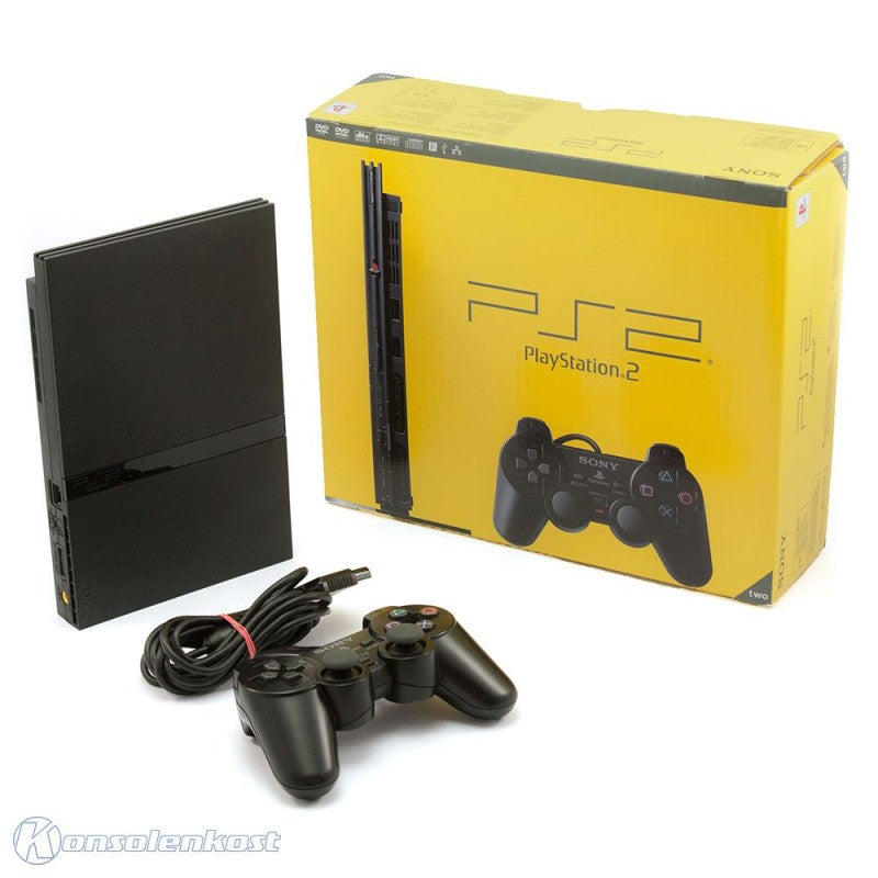 Konsole Slim 1G SCPH-7500x schwarz + Original Controller + Zubehör