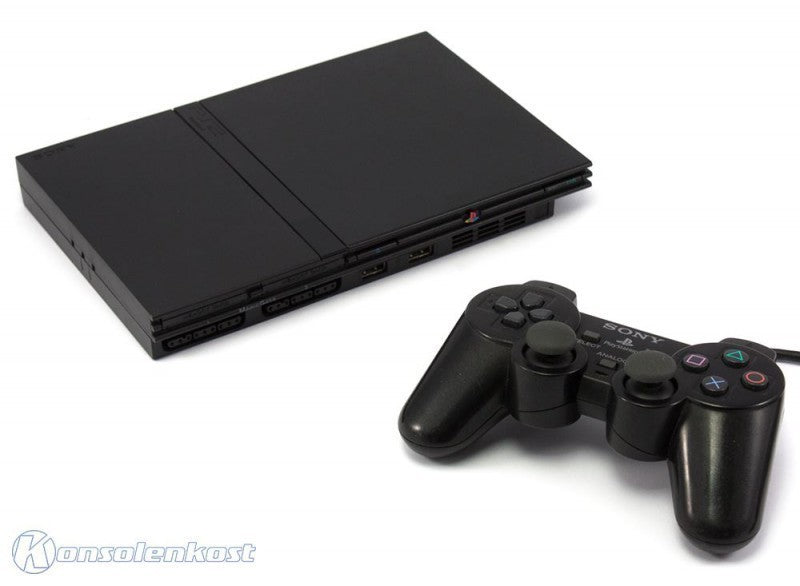 Konsole Slim 1G SCPH-7500x + Original Controller + Zubehör SingStar Rock-Pop Vol. 2 Bundle