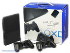 Konsole Slim 2G SCPH-9000x schwarz + 2 Original Controller