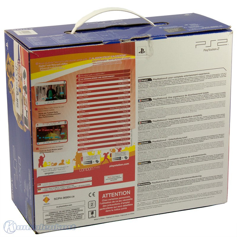 Konsole Slim 2G SCPH-9000x SingStar Turkish Party Bundle + Original Controller