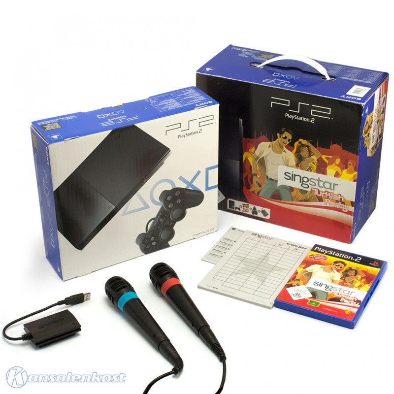 Konsole Slim 2G SCPH-9000x SingStar Turkish Party Bundle + Original Controller