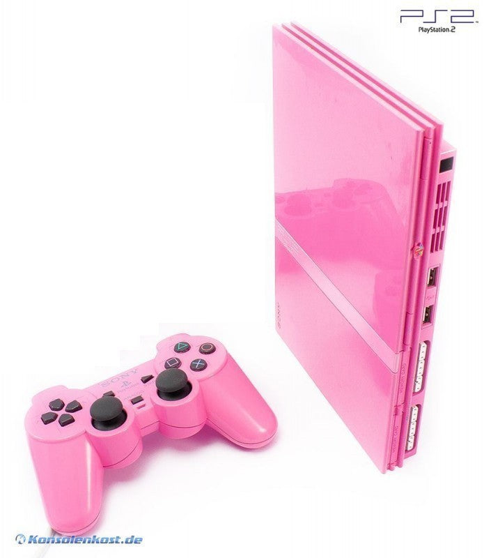 Konsole Slim pink + Original DualShock Controller + Zubehör