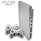 Konsole Slim silber + 2 Original DualShock Controller + Zubehör