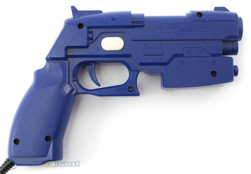 Light Gun / Pistole / Phaser blau Guncon 2 NPC-106 [Namco]