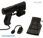 Light Gun / Pistole / Phaser mit Pedal Laser Blaster P099L + AV-Adapter [Logic3]