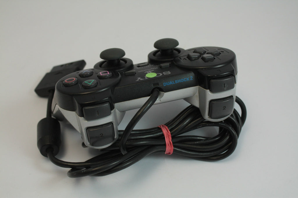 Original Dualshock 2 Controller SCPH-10010 schwarz-silber Custom Mod [Sony]