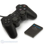 Original Sony Dualshock 2 Controller / Pad + Memory Card schwarz SCPH-10010