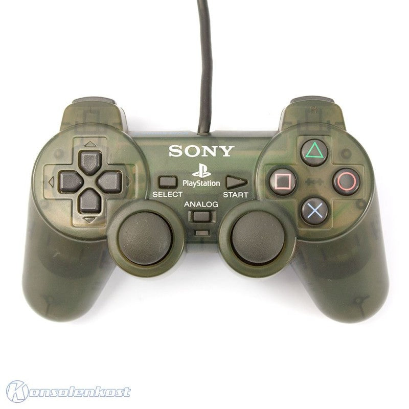 Original Dualshock 2 Controller SCPH-10010 dunkelgrün-transp. [Sony]