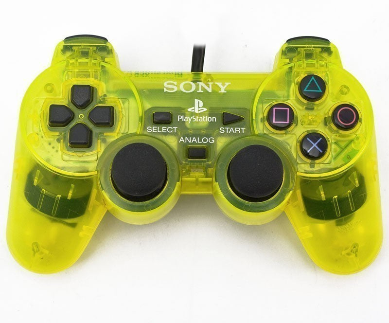 Original Dualshock 2 Controller SCPH-10010 Lemon Yellow gelb-transp. [Sony]