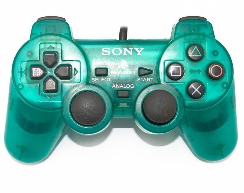 Original Dualshock 2 Controller SCPH-10010 Emerald Green grün-transp. [Sony]
