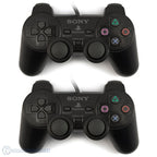 Original Sony Dualshock 2 Controller / Pad SCPH-10010 schwarz Doppelpack