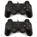 Original Sony Dualshock 2 Controller / Pad SCPH-10010 schwarz Doppelpack