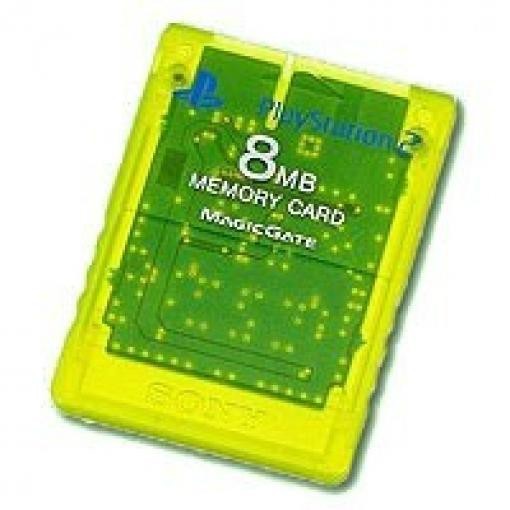 Original Memory Card / Memorycard / Speicherkarte 8 MB gelb-transp. transp. [Sony]