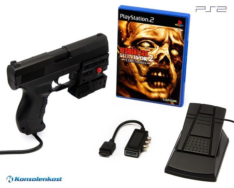 Resident Evil: Survivor 2 + Laser Blaster Lightgun + Laserpointer