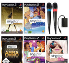SingStar Megabundle: 5 Spiele & 2 Original Mikrofone & Adapter