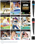 SingStar Megabundle: 9 Spiele & 2 Original Mikrofone & Adapter