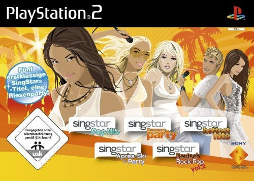 SingStar Multipack: Pop & Party & Hottest & Apres & DRP Vol 2 (DE) — Big Box