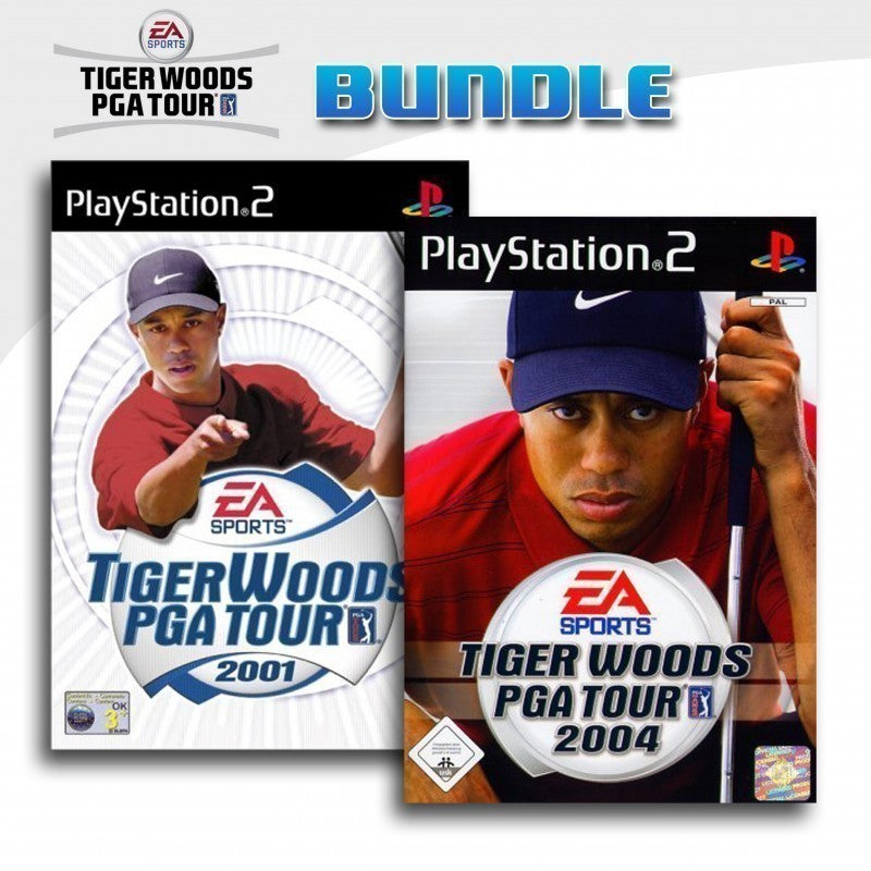 Tiger Woods PGA Tour 2001 + Tiger Woods PGA Tour 2004