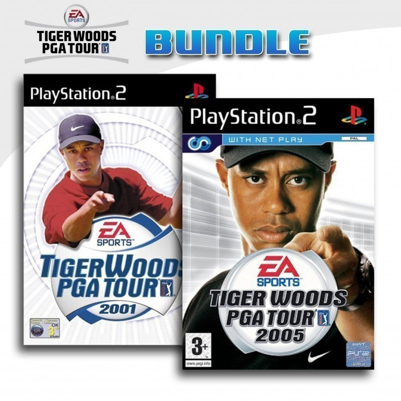 Tiger Woods PGA Tour 2001 + Tiger Woods PGA Tour 2005