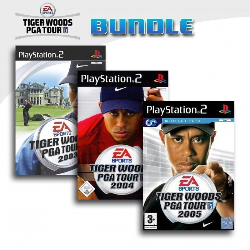 Tiger Woods PGA Tour 3er Pack 12