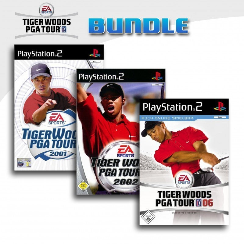Tiger Woods PGA Tour 3er Pack 4