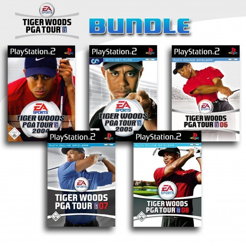 Tiger Woods PGA Tour 5er Pack 10