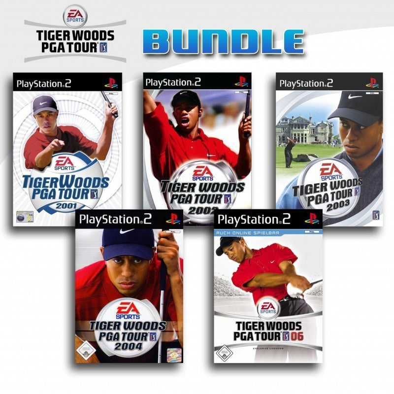 Tiger Woods PGA Tour 5er Pack 2