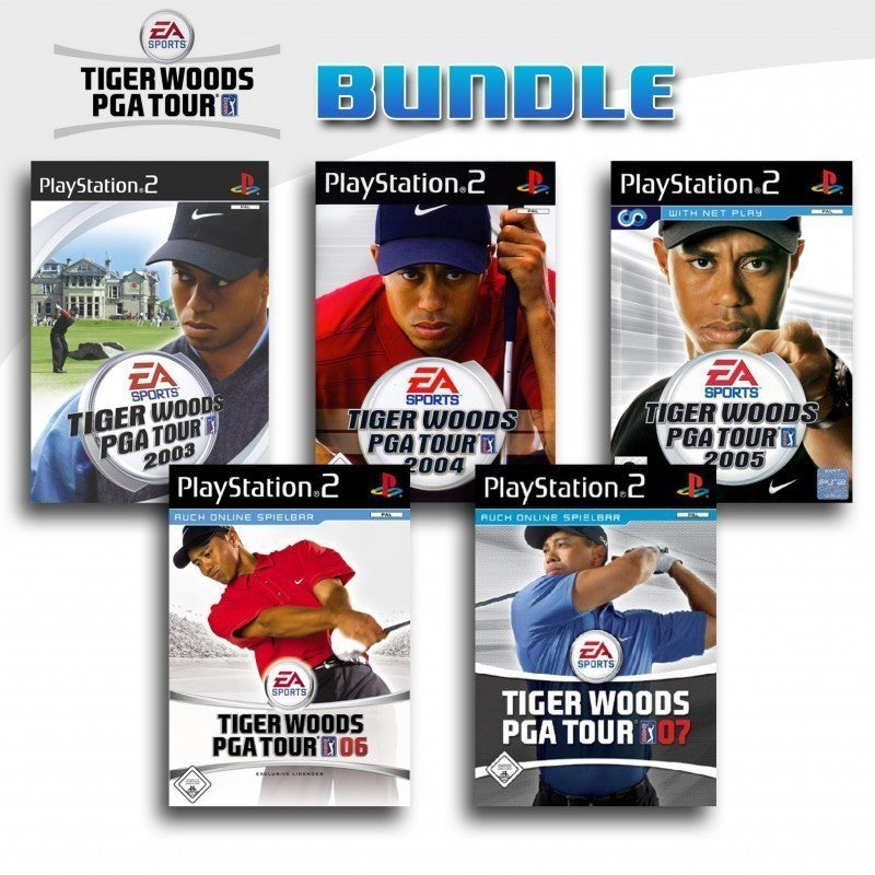 Tiger Woods PGA Tour 5er Pack 8