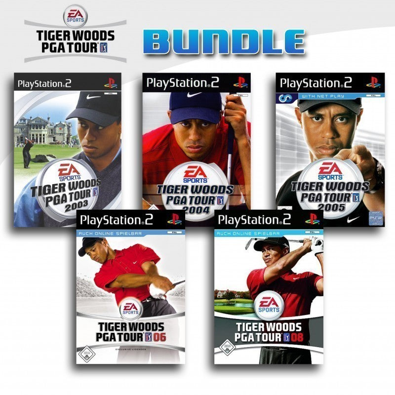 Tiger Woods PGA Tour 5er Pack 9