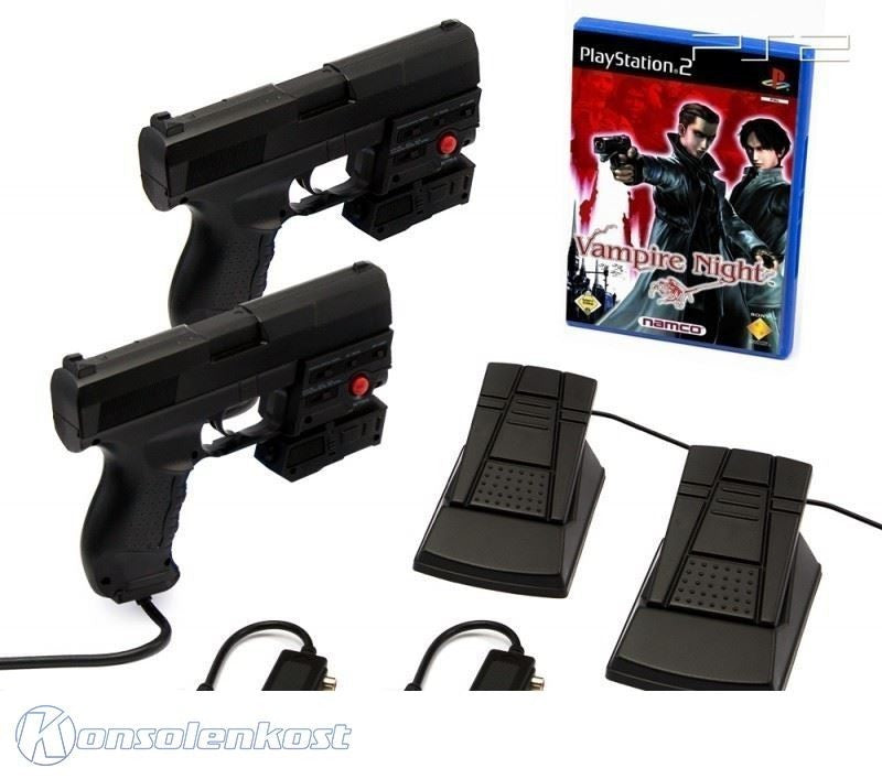 Vampire Night + 2 x Laser Blaster Lightgun + Laserpointer