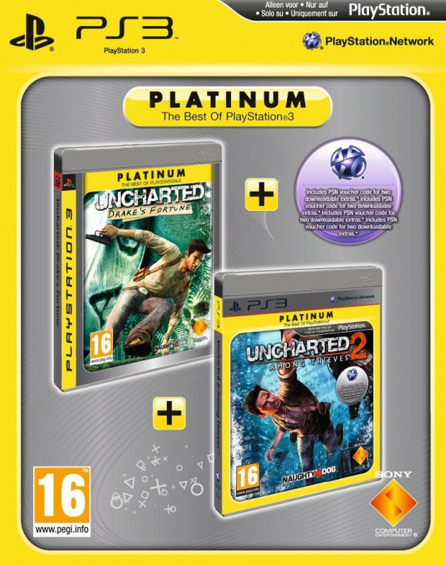 2 in 1 - Uncharted: Drakes Schicksal / Drake's Fortune + Among Thieves