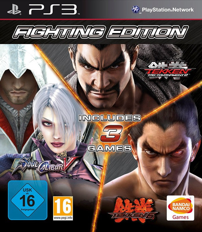 3in1 Fighting Edition: Soul Calibur V + Tekken 6 + Tekken Tag Tournament 2