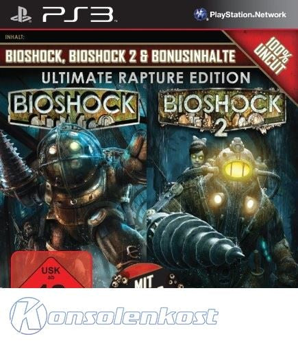 BioShock Ultimate Rapture Edition + Bioshock + Bioshock 2 (DE) — Ultimate Rapture Edition