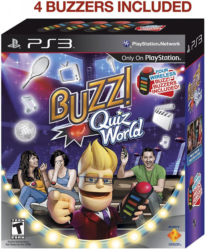 BUZZ!: Quiz TV + 4 Wireless Buzzer + Empfänger (US)